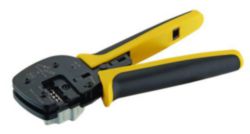 Crimping tool, Han D®: 0.14-1.5 mm², Han E®: 0.5-4 mm², Han-Yellock®: 0.5-4 mm², Han® C: 1.5-4 mm²