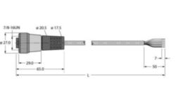 Buskabel voor CAN (DeviceNet, CANopen), PVC-kabelmantel