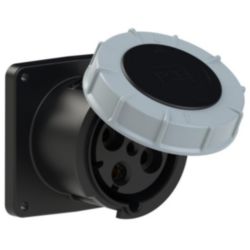 CEE inbouw wandcontactdoos recht125A 4p 7h
