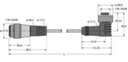 Buskabel voor CAN (DeviceNet, CANopen), PVC-kabelmantel
