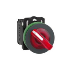 KUN.VERZ.VERL.KEUZE. 2P ROOD 120VAC 1NO1