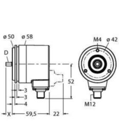 Absolute encoder - Multiturn, Industrial-Line