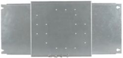 Mounting plate + front plate for HxW=400x600mm, NZM2, vertical, with r