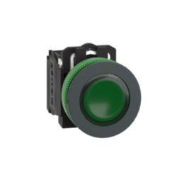 KUN.VERZ.VERL.DRUK.GROEN 230VAC 1NO 1NC