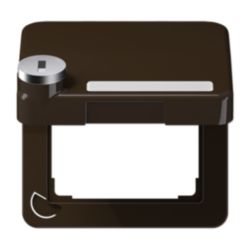 Klapdeksel CD500 bruin met slot