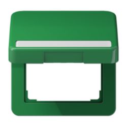Klapdeksel CD500 groen slagv.m.tekstv.