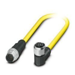 SAC-8P-M12MS/ 1,5-542/M12FR BK