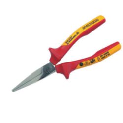 Flat-nose pliers, 160 mm, Protective insulation, 1000 V: Yes