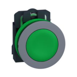 VERZONKEN DRUKKNOP GROEN 1NO