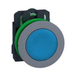 VERZONKEN DRUKKNOP BLAUW 1NO