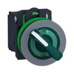 VERZ.VERL.KEUZE. 2P GROEN 230VAC 1NO1NC