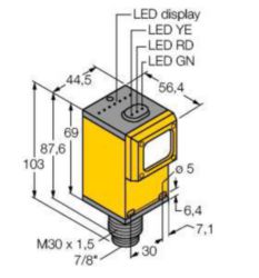 Foto-elektrische sensor, diffuse sensoren