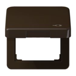 Klapdeksel CD500 bruin m.symb. Stekker