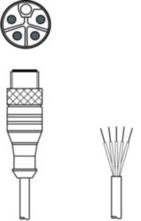 Aansluitkabel KD PL-M12-5A-P0-050