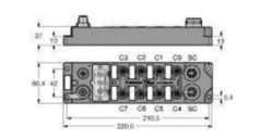 Compacte veldbus-I/O-module voor PROFIBUS-DP, 8 digitale pnp ingangen,