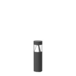 LED-Bollard 4000K 15W statisch cirkelvormige extra verspreidende Optiek
