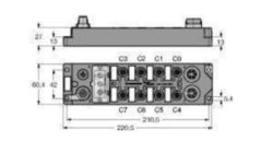 Compacte veldbus-I/O-module voor PROFIBUS-DP, 16 digitale uitgangen 0.