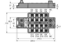 Compacte veldbus-I/O-module voor PROFIBUS-DP, 32 digitale pnp ingangen