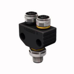 2-weg splitter, Y-verdeler zonder kabel, connector - 2x contraconnecto