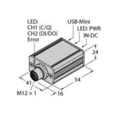 IO-Link v1.1 Master met geïntegreerde USB interface, 1-kanalige werkin
