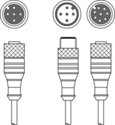 Verbindingskabel K-Y1 M12A-20m-M12A-S-PUR