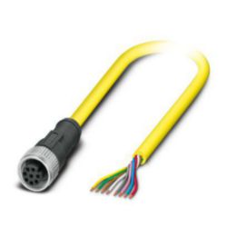 SAC-8P-10,0-542/M12FS BK