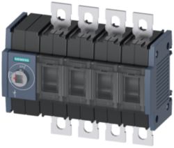 3KD switch disconnector, switch, size: 2, 4-pole, Iu: 200 A, Ue AC: 69