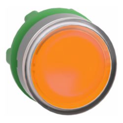 KOP VERL. DRUKKNOP P-LED ORANJE