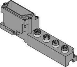 BL67 basismodule, 4 x M12 connector, 5-polig