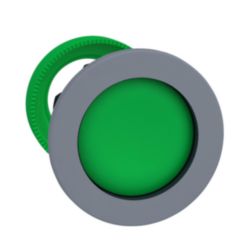 VERZONKEN DRUKKNOP KOP GROEN VERDIEPT