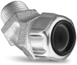 45° metalen wartel voor kabeldoorvoer 12,7 - 15,9mm, NPT 1/0"