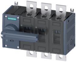Switch disconnector 315 A, size 3, 3-pole, front operating mechanism on left, complete unit