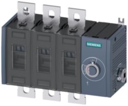 Switch disconnector 315 A, size 3, 3-pole, lateral operating mechanism on right, basic unit