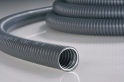 METALEN BESCHERMSLANG PVC-MANTEL GRIJS Ø