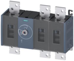 Switch disconnector 1250 A, size 5, 3-pole, front operating mechanism, center, basic unit