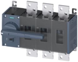 Switch disconnector 1000 A, size 5, 3-pole, front operating mechanism on left, complete unit