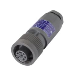 Zelfbedraadbare connector female; Materiaal behuizing PBT; IP 67; Vergul