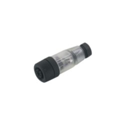Zelfbedraadbare connector female; PNP; Materiaal behuizing PA (polyamide