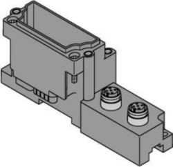 BL67 basismodule, 2 x M12 connector, 8-polig