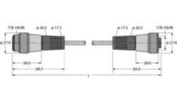 Buskabel voor CAN (DeviceNet, CANopen), PVC-kabelmantel