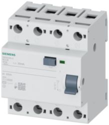 RCCB, 4-pole, type AC, In: 125 A, 30 mA, Un AC: 400 V