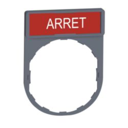 ETIKETHOUDER+ETIKET ARRET