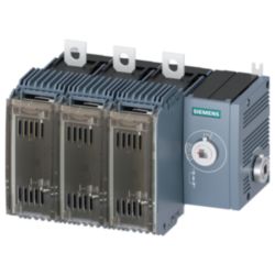 Switch disconnector with fuse 160 A, size 2, 3-pole for LV HRC fuse size 000