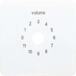 Afdekking CD500 alpin wit voor Dynacord