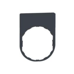 ETIKET 30X40 1REGEL - LABEL(ZWART/ROOD)