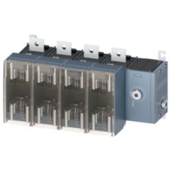 Switch disconnector with fuse 630 A, size 5, 4-pole for LV HRC fuse size 2