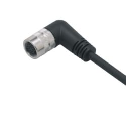 Aansluitkabel met connector female; 2 m; PUR; Materiaal behuizing PUR; I