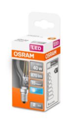 LED Retrofit CLASSIC P 4W 840 Clear E14