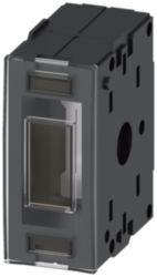 Accessories for 3KF size 2 neutral conductor/ground terminal with permanent jumper