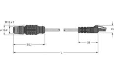 kabel voor Industrial Ethernet, Aansluitkabel